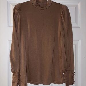 Elegant Brown Women's Top